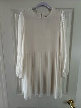 Aritzia Wilfred Elba Pleated Mini Dress | Size M